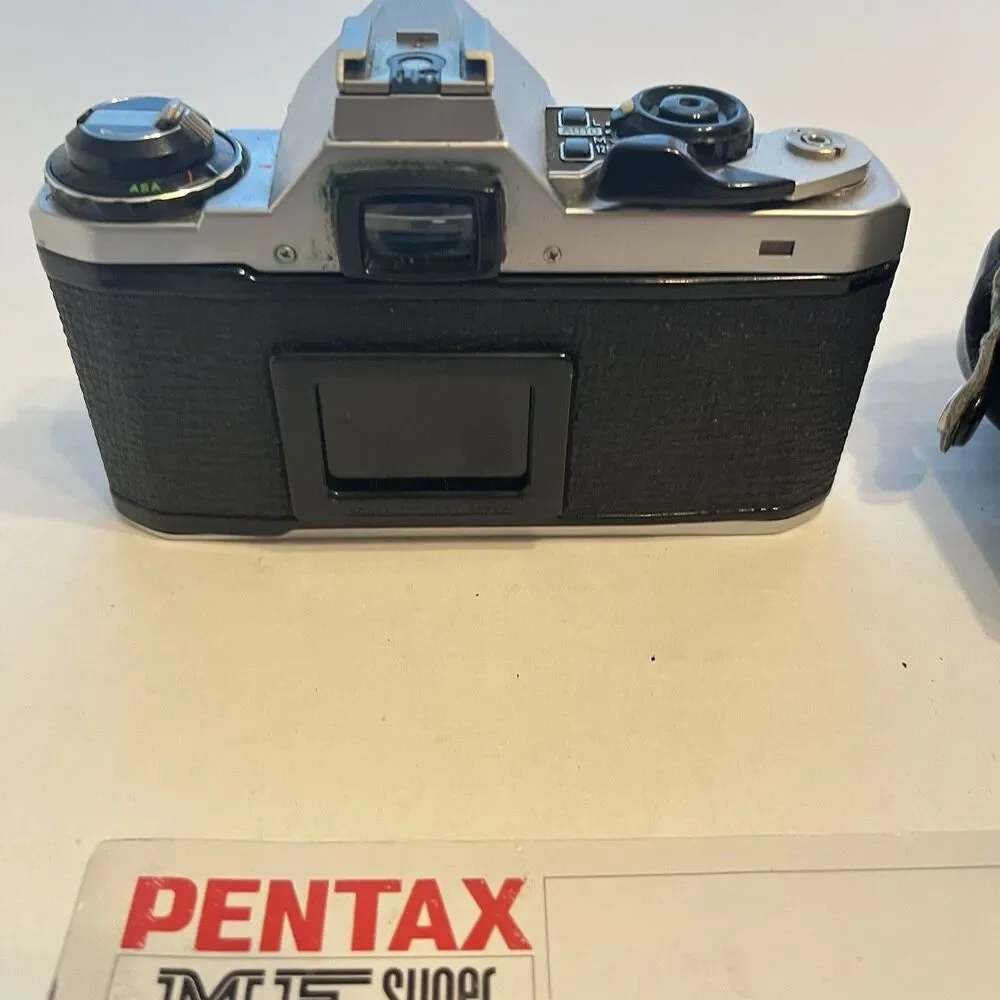 Vintage Pentax ME Super 35mm Camera W Black Case Manual